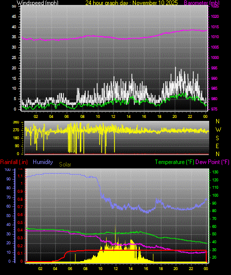 24 Hour Graph for Day 10