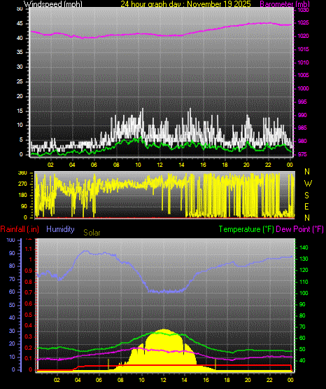 24 Hour Graph for Day 19