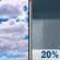 Saturday: A slight chance of rain showers after 2pm. Mostly cloudy, with a high near 72. North wind 6 to 10 mph. Chance of precipitation is 20%. New rainfall amounts less than a tenth of an inch possible. Saturday: Mostly Cloudy then Slight Chance Rain Showers