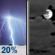 Tonight: A slight chance of showers and thunderstorms between 8pm and 10pm. Mostly cloudy, with a low around 67. Southeast wind 3 to 8 mph. Chance of precipitation is 20%. New rainfall amounts less than a tenth of an inch possible. Tonight: Slight Chance Showers And Thunderstorms then Mostly Cloudy