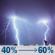 Tonight: A chance of showers and thunderstorms before 2am, then showers and thunderstorms likely. Mostly cloudy, with a low around 77. Southwest wind around 15 mph, with gusts as high as 24 mph. Chance of precipitation is 60%. New rainfall amounts between a quarter and half of an inch possible. Tonight: Chance Showers And Thunderstorms