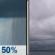 Today: Chance Rain Showers then Cloudy